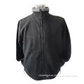 Men's polar fleece jackets, 100% polyester, full zipper, stand collar, warm, casual and fashion